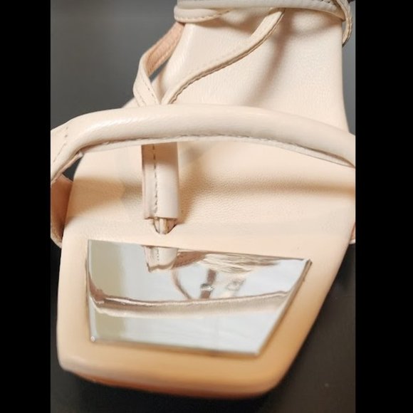 SCHUTZ Strappy Vikki Sandal Cream 8.5B - Picture 10 of 12